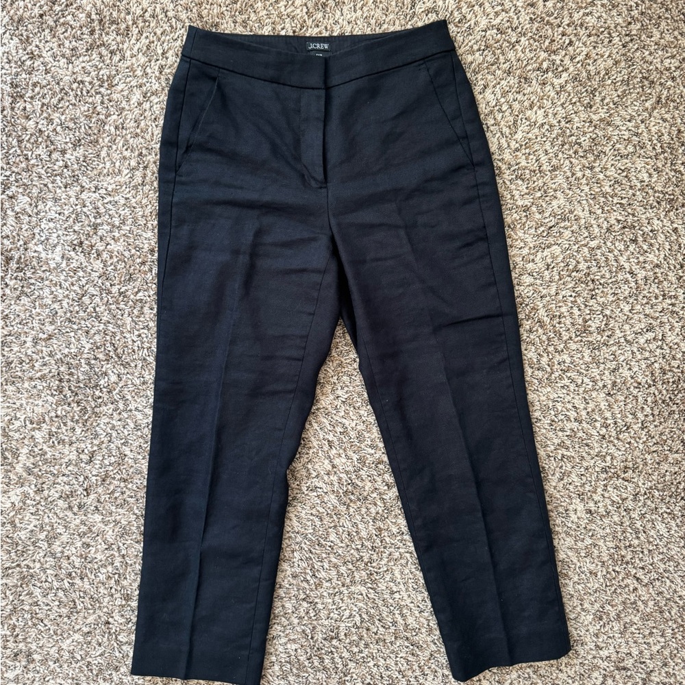 J. Crew Kate Black Pants Woman Size 4P